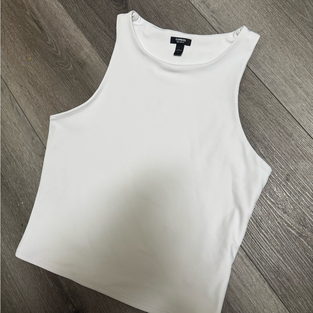Express White Tank Top